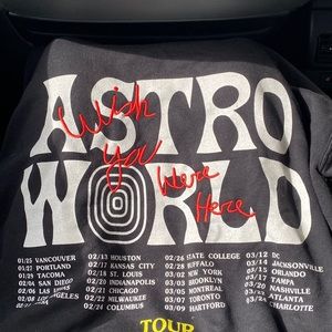 Travis Scott Astroworld Wish You We’re Here Tour Hoodie